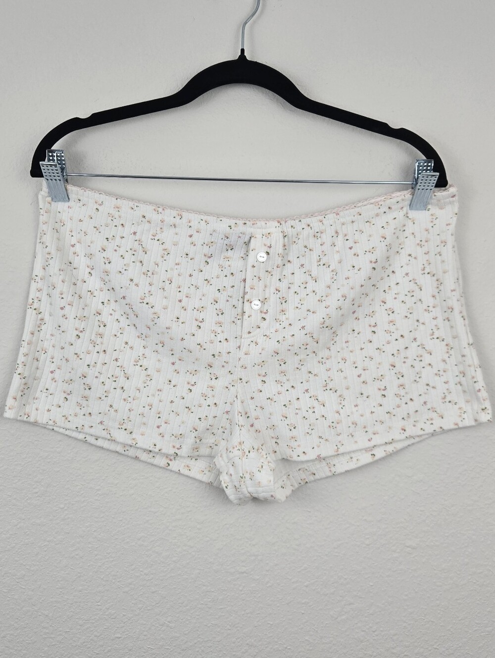 Social Scene Pink Floral Pj Shorts